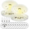 Vmxlso 2 Stück Flohfalle, Flohfalle für Wohnung, Schlafzimmer, Wohnzimmer, LED Leicht Flohfallen, Flohlichtfalle mit 10 Klebescheiben, Bettwanzen Falle für Flöhe, Mücken, Fliegen, Geruchlos Ungiftig