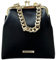 Cromia tasche ladies bag gaia leder schwarz, Schwarz