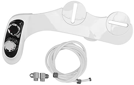 LOCADENCE Dual Düse Heiß Kalt Bidet ABS WC Bidet Aufsatz mit Temperatur Digitalanzeige für Badezimmer