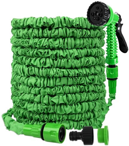 SENTAIMAO Gartenschlauch, erweiterbarer Gartenschlauch mit 7 Funktionen, ausziehbarer Wasserschlauch, einziehbarer magischer Schlauch für Gartenarbeit, Autowäsche