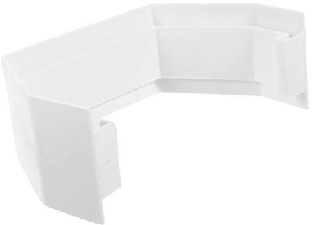 NUOBESTY 5pcs Gutter Downspout Strap Gutter Extension Adapter Clip PVC Leak-Proof Join