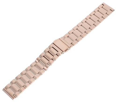 Artibetter Bracelet Acier Inoxydable Pour Montre Remplacement Avec Boucle Style Chaîne Couleur Rose Unisexe
