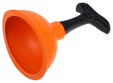 Kleiner Handpömpel für Waschbecken mit Ergonomischem Griff | Tpr und Abs, Dichter Saugnapf, für Badwaschbecken und Bodenabläufe, Handlich im Haushalt