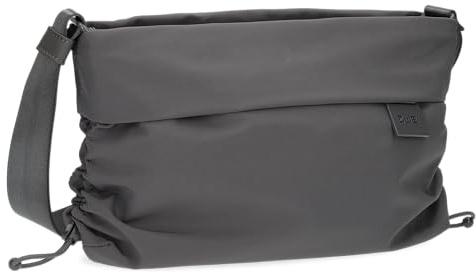 Zwei Damen Umhängetasche AMIE AM70 – 5 L Hobo Bag, leichte Schultertasche mit seitlicher Raffung zur Volumenerweiterung, Geheimfach & verstellbarer Schultergurt