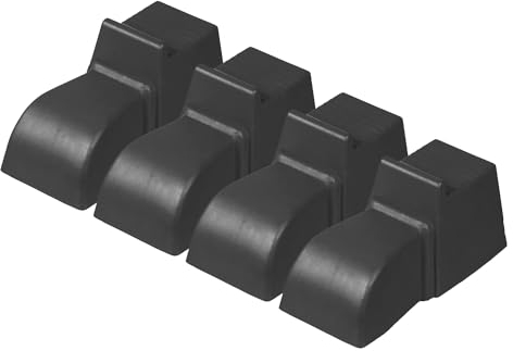 CrazyGadget Sets Of Black Plastic Lions Feet Plant Pot Feet Black - Set Of 4 Feet Per Set (4 Sets, 16 Feet)