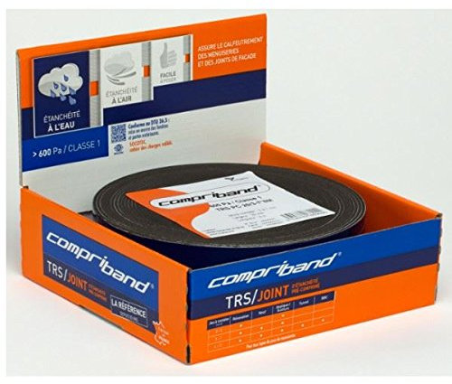 TRAMICO- Compriband ®, joint de mousse imprégnée, rouleau de 8m, larg15 / 3-7 mm