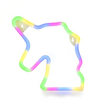 LED-Lampe in Einhorn-Form - Neonlichter - für Bars oder Kinderzimmer - zum Aufhängen oder Hinstellen