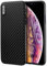 doupi UltraSlim Case for iPhone XS Max (6.5 inch), Ultra Thin Feather Light Skin Protective Cover, Carbon Fiber Look Black