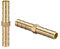 sourcing map 6mm or 15/64-inch ID Brass Barb Splicer Fitting,Straight Barb Hose Fitting Air Gas Water Fuel,2pcs