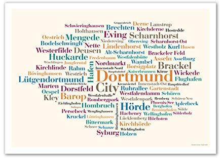 Poster Dortmunder Orte (50x70 cm)