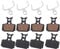 4 Pairs Bike Resin Scheibenbremsbeläge Fahrradbremsbeläge Kits Kompatibel mit Formel R1 R1R RO RX T1