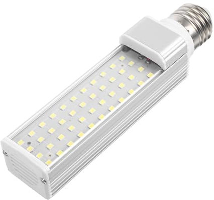 VILLCASE LED Lamp for Aquarium Plants, 9W E27 LED Energy Saving Lamp, Fit All Fish Pod and Box Aquariums (White)