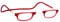 CliC Eyewear - Lesebrillen - Mit flexiblen Magneten - Original CLIC CLASSIC - Lesebrillen für Damen und Herren (1,5, Rot)