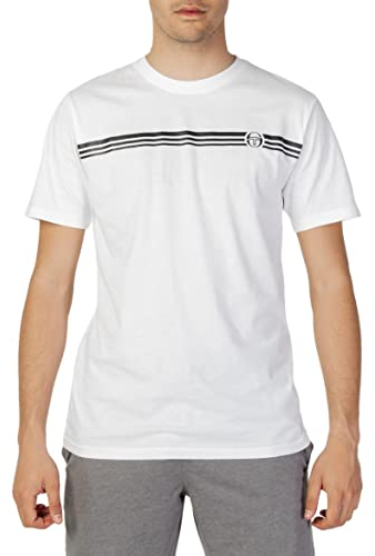 SERGIO TACCHINI SS Stripe B, Weiß Schwarz, M