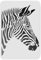 FINGERINSPIRE Zebra-Zeichenschablonen, 29,7 x 21 cm, Kunststoff-Schablonen, Dekoration, rechteckig, wiederverwendbar, zum Malen auf Holz, Boden, Wand und Stoff