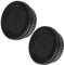 2pezzi Lens Posteriore Cap+2 pezzi Tappo Corpo compatibile con per Pentax DS2,D,DL,DL2,K10D,K20D,K100D,K110D,K200D,K100D Super, K-5,K-7,K-30,K-r/x/m Telecamere(2 Set)