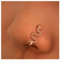Cimenexe Anneau De Nez Serpent Punk Anneau De Nez Serpent Doré Anneau De Nez Serpent Non Perçant Anneau De Nez Serpent Vipère Anneau De Nez Cerceau Bijoux Pour Femmes Et Filles Cadeaux