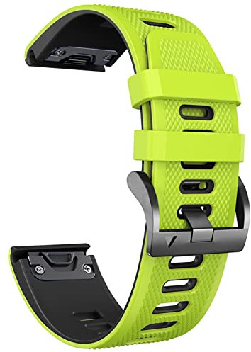 ONECMN 22 x 26 mm Smartwatch-Armbänder für Coros Vertix 2 weiche Silikon-Smartwatch für Garmin Fenix 6 5X 6X Coros Armband, 22mm Coros VERTIX, Achat