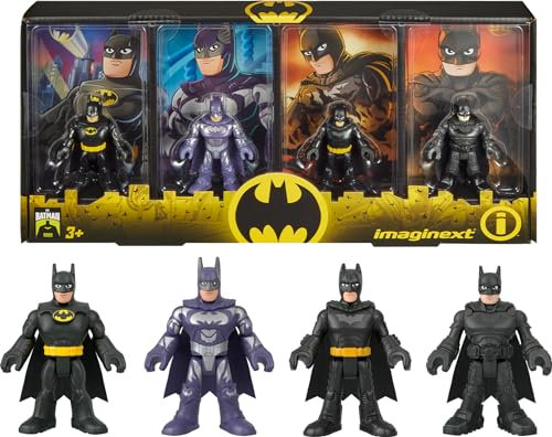 Fisher-Price Imaginext DC Super Friends Batman Toys Gedenkset zum 85. Jahrestag mit Film-Styling für Fans ab 3 Jahren