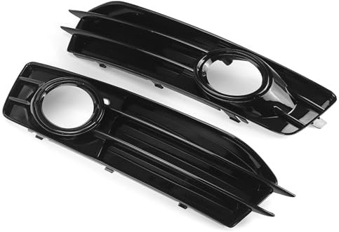 OKAYOK Vorne Stoßstange Nebelscheinwerfer Grill für Au-di A3 8P S-Line 2009 2010 2011 2012 8P0807682, Auto Nebelscheinwerfer Abdeckung Nebelscheinwerfer Blenden Rahmen Nebelscheinwerfer Gitter