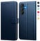 SineOrdo Cover compatible con Samsung Galaxy A55 5G Custodia, Custodia Samsung Galaxy A55 5G Cover Libro Portafoglio Folio Pelle Flip Stand Case - Blu