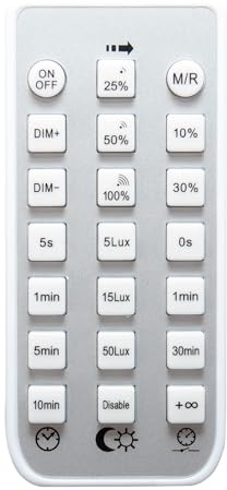 Dotlux Fernbedienung LED-Feuchtraumleuchte MISTRALsensor IP66 1540mm 39W 4000K gefrostet mit Radarsensor (2822-840120/2822-940120)