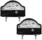 Aelmiyw 2PCS LED Kennzeichenbeleuchtung,LED Lizenz Kennzeichenleuchte, 12-24V Nummernschildbeleuchtung,Nummernschildleuchte für PKW, Anhänger, LKW, Wohnwagen,Boot,Auto