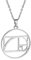 EUEAVAN Fibonacci Spirale Halskette - Goldener Schnitt Anhänger - Fibonacci-Zahlen Schmuck - Heilige Geometrie - Mathematik Lehrer Architekt Geschenke - Frauen Männer (silber)