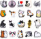 TOPWAYS Schuh-Anhänger für Krokodil-Anhänger, Cartoon-Schuh-Charms, Dekoration für Kinder, Jungen, Mädchen, Männer, Frauen, Party, Geburtstagsgeschenk, Clog-Dekoration, Cartoon-Anime-Charms,