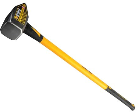 Roughneck Vorschlaghammer 5 kg – Gorilla Sledge Hammer, gesenkgeschmiedet, induktionsgehärtete Schlagflächen, stoßdämpfender Griff 484167
