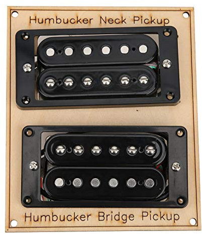 2PCS Alnico 5 Pickup Set Langlebige Musikinstrumentenzubehör für Guitar Bridge