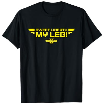 Helldivers 2 Sweet Liberty My Leg Video Game T-Shirt