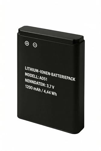 Akku für AVM Fritz!Fon C6 Telekom A051 Li-Ion Akku Kompatibel mit Fon C6 (1200mAh，1 Stück)