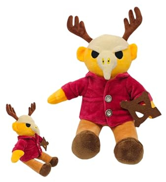 Generisch 99 Nights in The Forest Deer Plüsch Weiches Gefülltes Tier Puppe Plüschspielzeug für Kinder Jungen und Mädchen（M）
