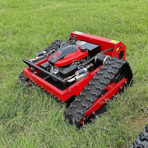 Farm & Orchard Tondeuse à chenilles télécommandée, largeur de coupe de 54,8 cm, capacité de pente de 60 °, portée à distance de 500 m, hauteur de coupe réglable de 0 à 25,4 cm pour une utilisation