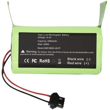2600mAh 4000mAh 14.4V 4S Battery,Compatible For Conga,Excellence 990 950 1090 1092 1190 1790 1990,Compatible For Ikohs,NETBOT S14 S15 Vacuum Cleaner(4000mAh)