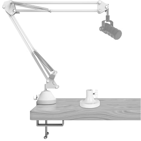 Studio Mount, Microphone Arm, Compatible For Rode PodMic, NT-USB, NT1-A, NT1 Mic With Tabletop Flange Mount, Suspension Stand