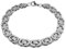 SoulCats Armband flach Königskette Edelstahl Armkette, Farbe: Silber, Stärke: 8 mm