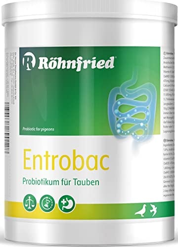 Röhnfried Entrobac - für die optimale Darmflora bei Tauben mit probiotischen Bakterien (600 g)