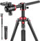 NEEWER Trépied Monopode pour Appareil Photo avec Colonne Centrale Rotative,Alliage d'Aluminium 75/191cm,Rotule 360°,Plaque QR de Type Arca 1/4 pour Caméscope DSLR jusqu'à 26,5lb/12kg
