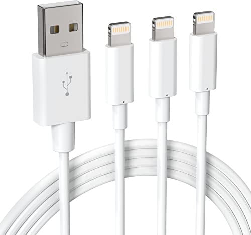 ilikable iPhone Charging Cable 3 Pack 6ft Lightning Cable Mfi Certified iPhone Charger USB to Lightning Cable Compatible with iPhone 15/14/1312/11 Pro Max/Xs/X/XR/8/7/6s/6/SE/iPad/AirPods More