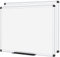 VIZ-PRO tableau blanc magnétique avec cadre en aluminium et porte-marqueurs, effaçable à sec, lot de 2, 120 x 90 cm