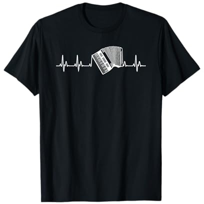 Music Is Life - Akkordeon Herzschlag Shirt T-Shirt