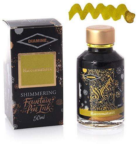 Diamine - Shimmering Fountain Pen Ink, Razzmatazz 50ml