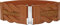 BlackButterfly 3 Zoll Breite Waspie Elastic Vintage Geflochtene Gürtel (Braun, L)