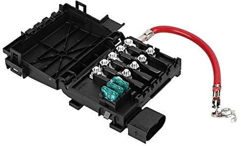 Auto Sicherungskasten, Fydun 1J0937550A Sicherungshalter Batterieklemme Sicherungsdose Flachsicherung Blade Box für Cordoba 6K1 6K2 1999-2002