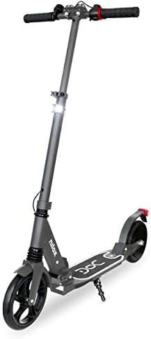 Nilox DOC ECO 3 Electric Scooter Faltbarer Elektroroller, Gewicht 7,9 kg, Geschwindigkeit bis zu 12 km/h, Farbe Grau