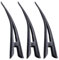 Lurrose 3pcs fermagli per capelli a becco d'anatra in metallo. Mollette per capelli in coccodrillo