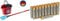 klein - 6722 - Jeu d'Imitation - Balai à Franges et Seau avec Système d'Essorage Vileda & AmazonBasics Lot de 20 Piles alcalines Type AAA 1,5 V 1340 mAh (Design Variable)