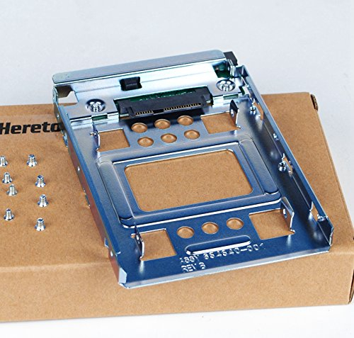Heretom 2,5 SATA/SSD Festplatte auf 3,5 SATA Fach Caddy Adapter Konverter für Apple Mac Pro Macpro 1,1 ~ 5,1